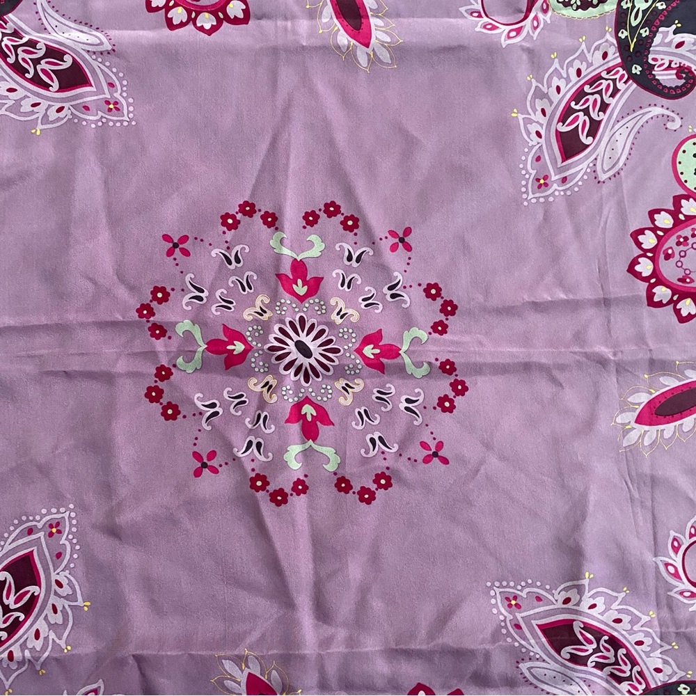 Elaine Gold for Collection XIIX Ltd. Scarf purple print - Picture 7 of 9